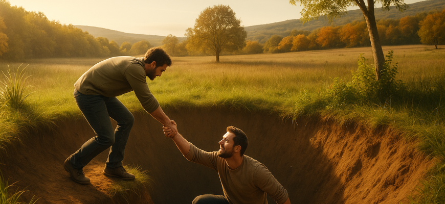 Можно ли помочь другому, не работая с собой?